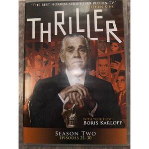 Thriller Season Two Episodes 21-30 DVD Boris Karloff 2 discs